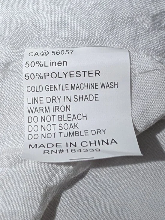 Petal & Pup | Valeria Linen Blend Pastel Blue Maxi Dress w/ Pockets | Size Large - Picture 14 of 16